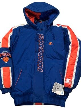 Vintage Starter New York Knicks Winter Jacket (Size S) NWT